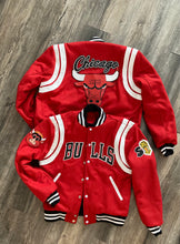 Load image into Gallery viewer, Bulls varsity letterman
